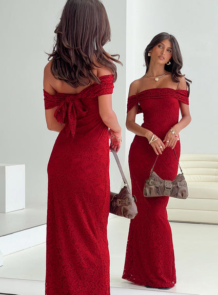 Princess Polly Allured Strapless Maxi