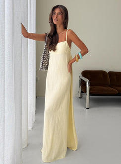 Solie Tie Back Maxi Dress Butter Petite