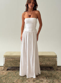 So Far So Good Maxi Dress | White | Womens