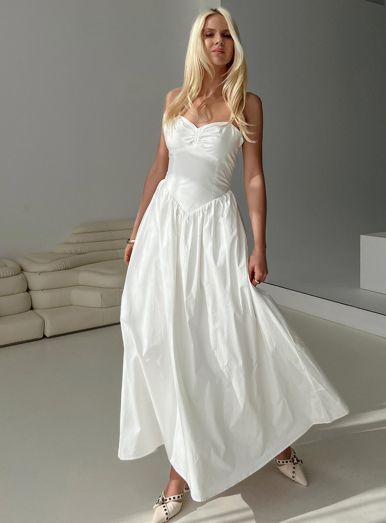 Ceremonious Maxi Dress White | Princess Polly Ceremonious Maxi Dress White | Princess Polly