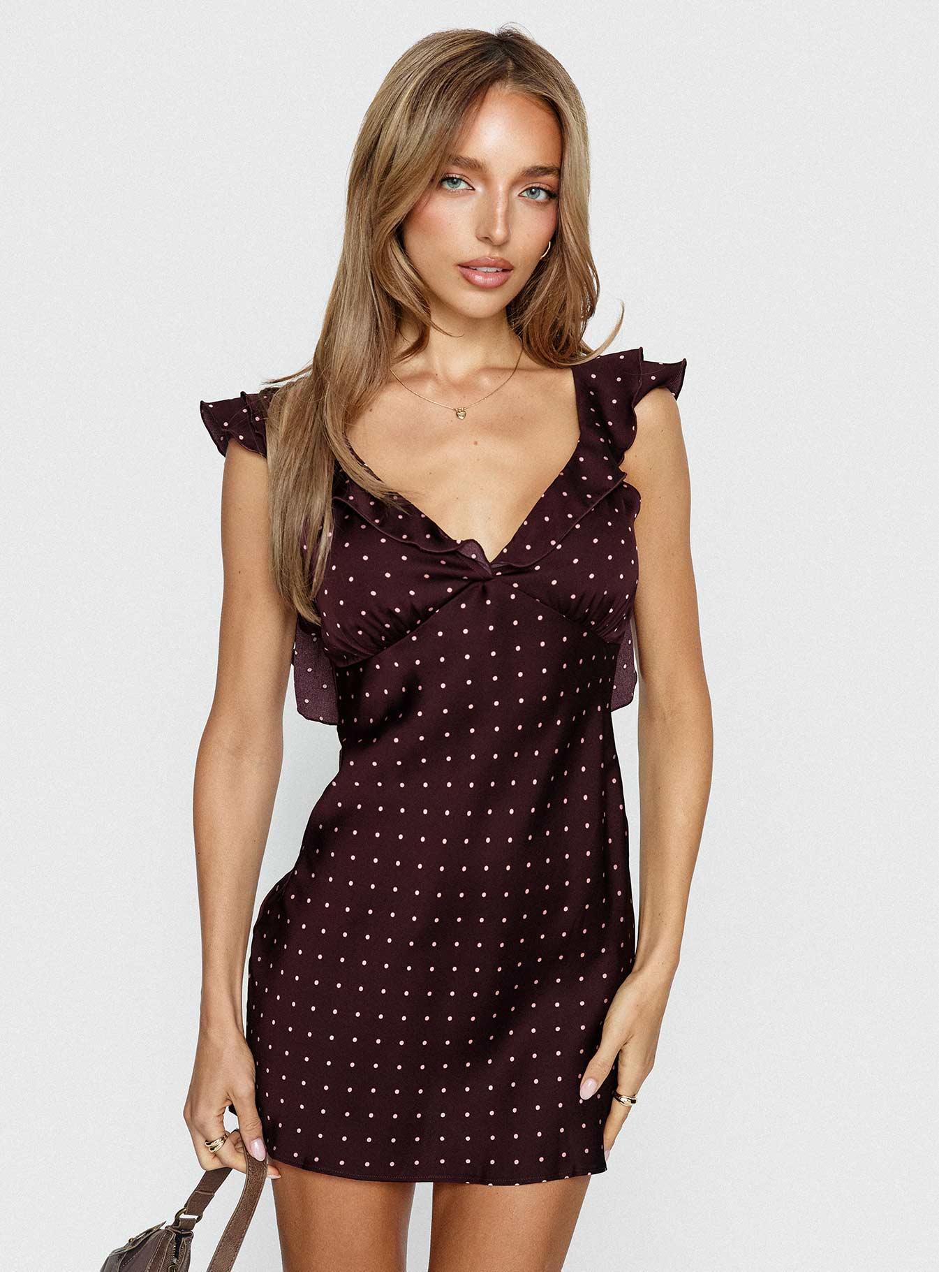 green dress white christmas Polka Dot Smocked Maxi Dress with Pockets – Golden Atelier