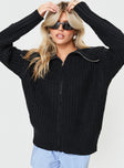 Liana Sweater Black Princess Polly  regular 