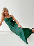 Princess Polly Sweetheart Neckline  Blackthorn Maxi Dress Green