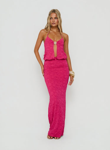 hot pink princess polly dress Princess Polly Strapless Pink Dress by Princess Polly