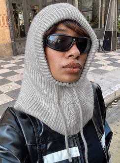 Morrie Knit Hood Grey