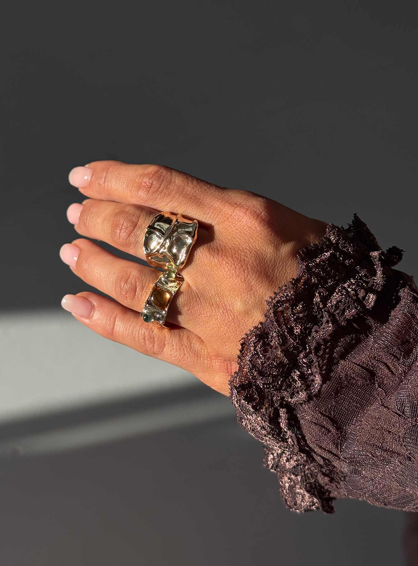 Frostbloom Ring Pack Gold