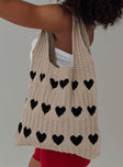 You've Got The Love Crochet Bag Beige