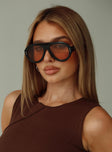 Satellite Sunglasses Black / Orange