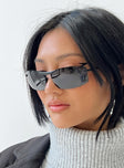 Sunglasses Metal frame, silicone nose pads