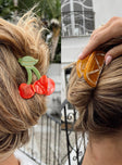 Hair clip Pack of two Fruit design Claw clip style
