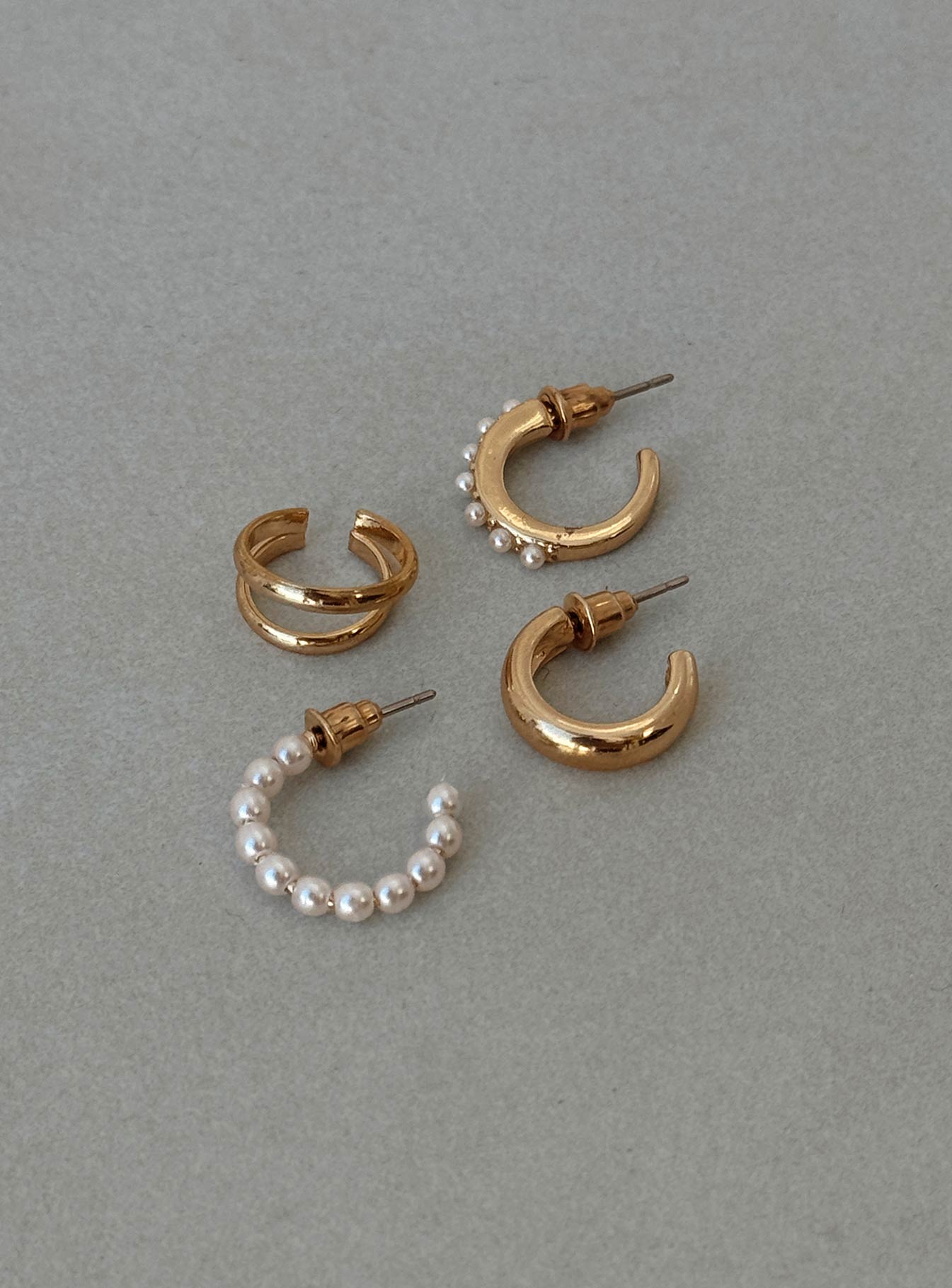 Aquaria earring pack gold