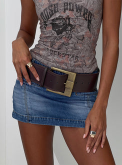 Distinction Belt Brown / Gold