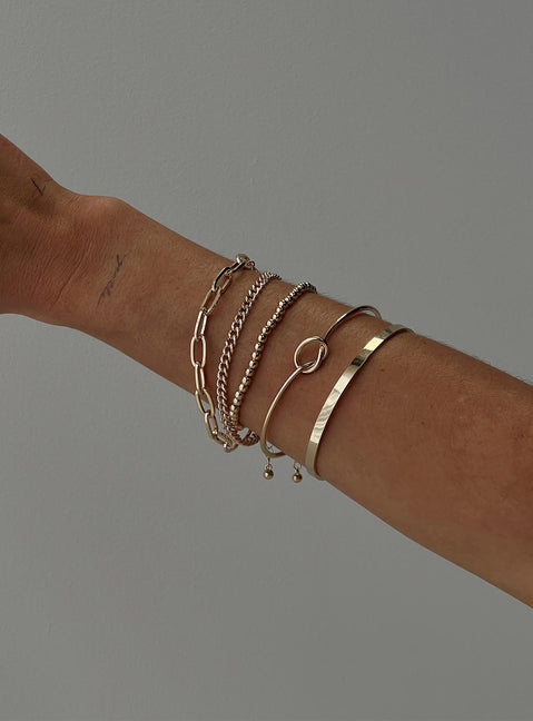 Over Here Bracelet Set Gold