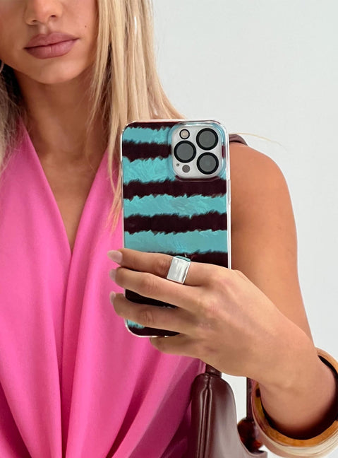 Easten iPhone Case Blue Stripe Easten iPhone Case Blue Stripe