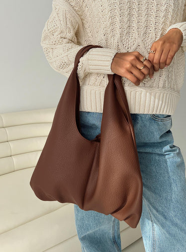Zenia Shoulder Bag Brown