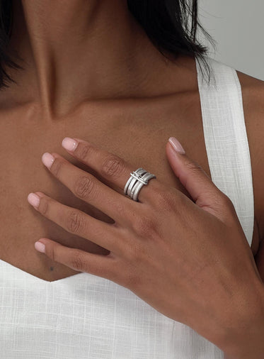 Poesia Ring Silver