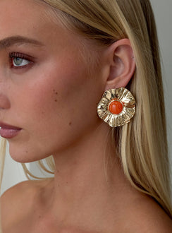 Spend The Night Stud Earrings Gold