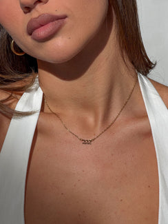 Angel 222 Gold Plated Necklace Gold