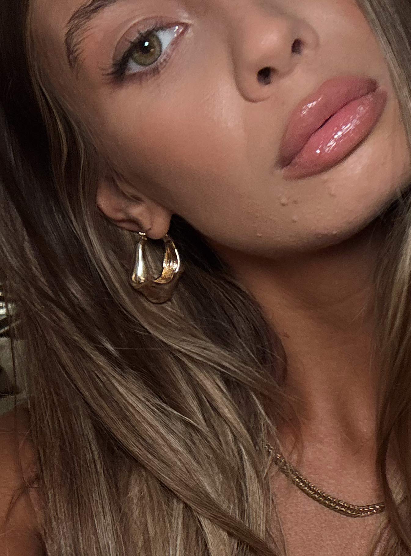 Maesie Hoop Earrings Gold
