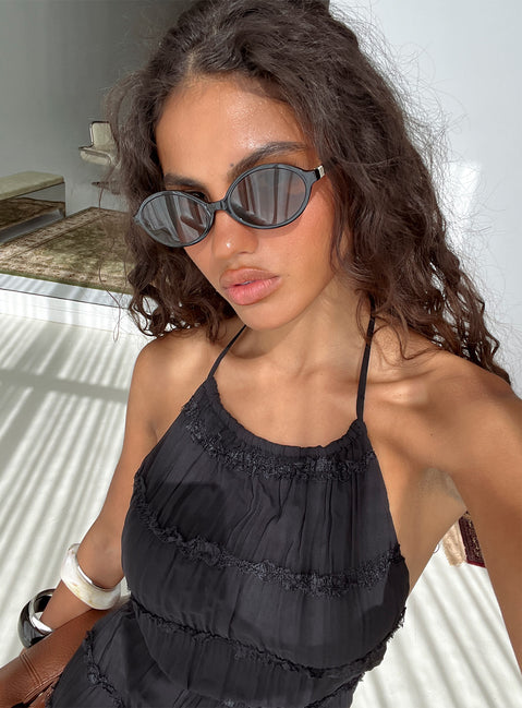 Timely Sunglasses Black / Brown