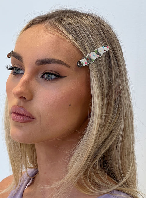 Kind To Another Hair Clips Silver / Multi