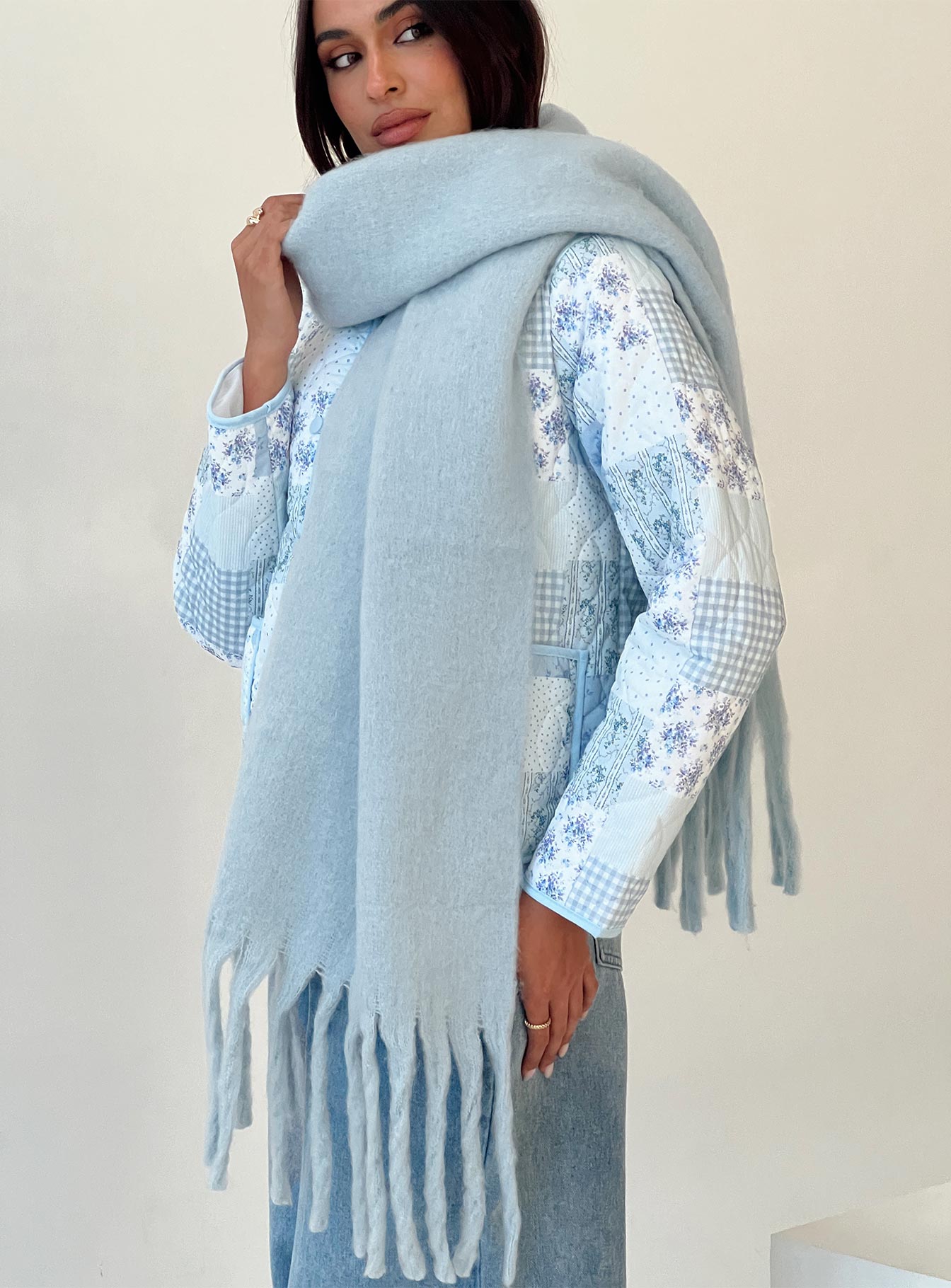 July Scarf Baby Blue | Princess Polly