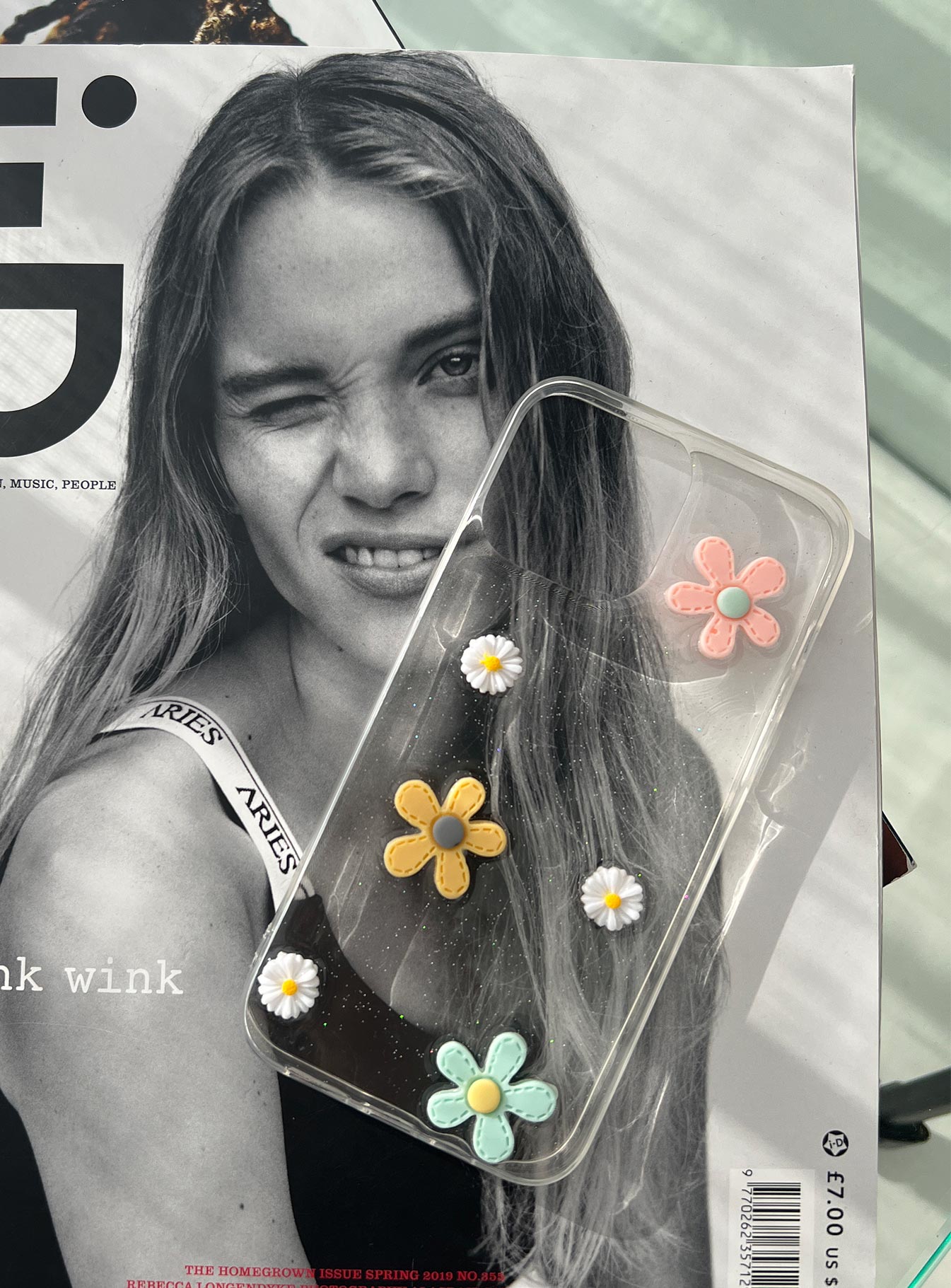  iPhone case Flower design, flexible style