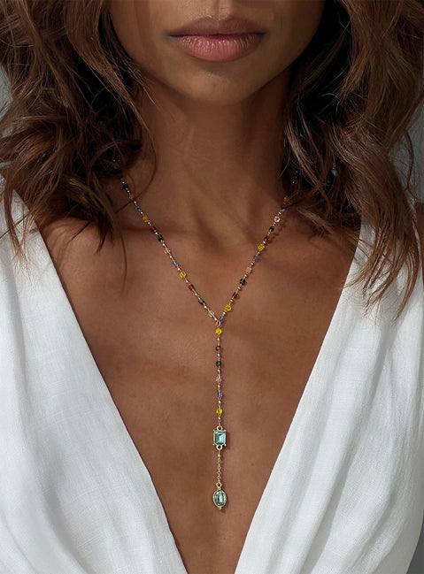 Chappell Y Necklace Gold