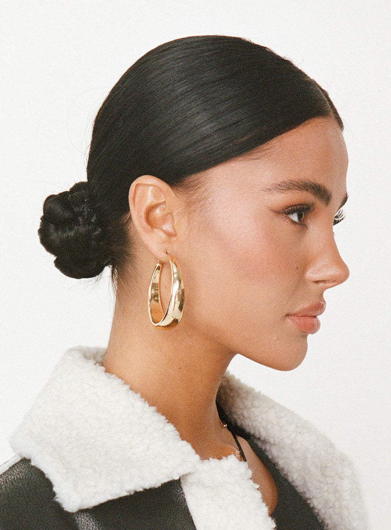 Raskin Hoop Earrings Gold