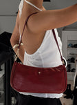 Piper Shoulder Bag Cherry Red