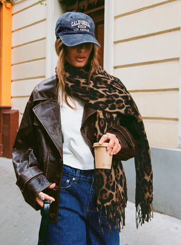 London Town Scarf Leopard