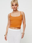 product Princess Polly Sleeveless Scoop Neck  Teya Top Orange