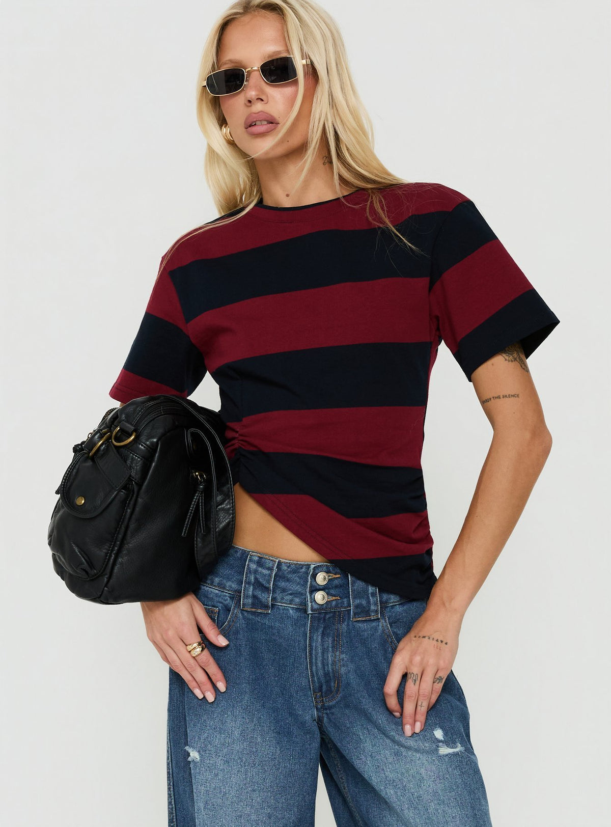 In Transit Tee Red Stripe