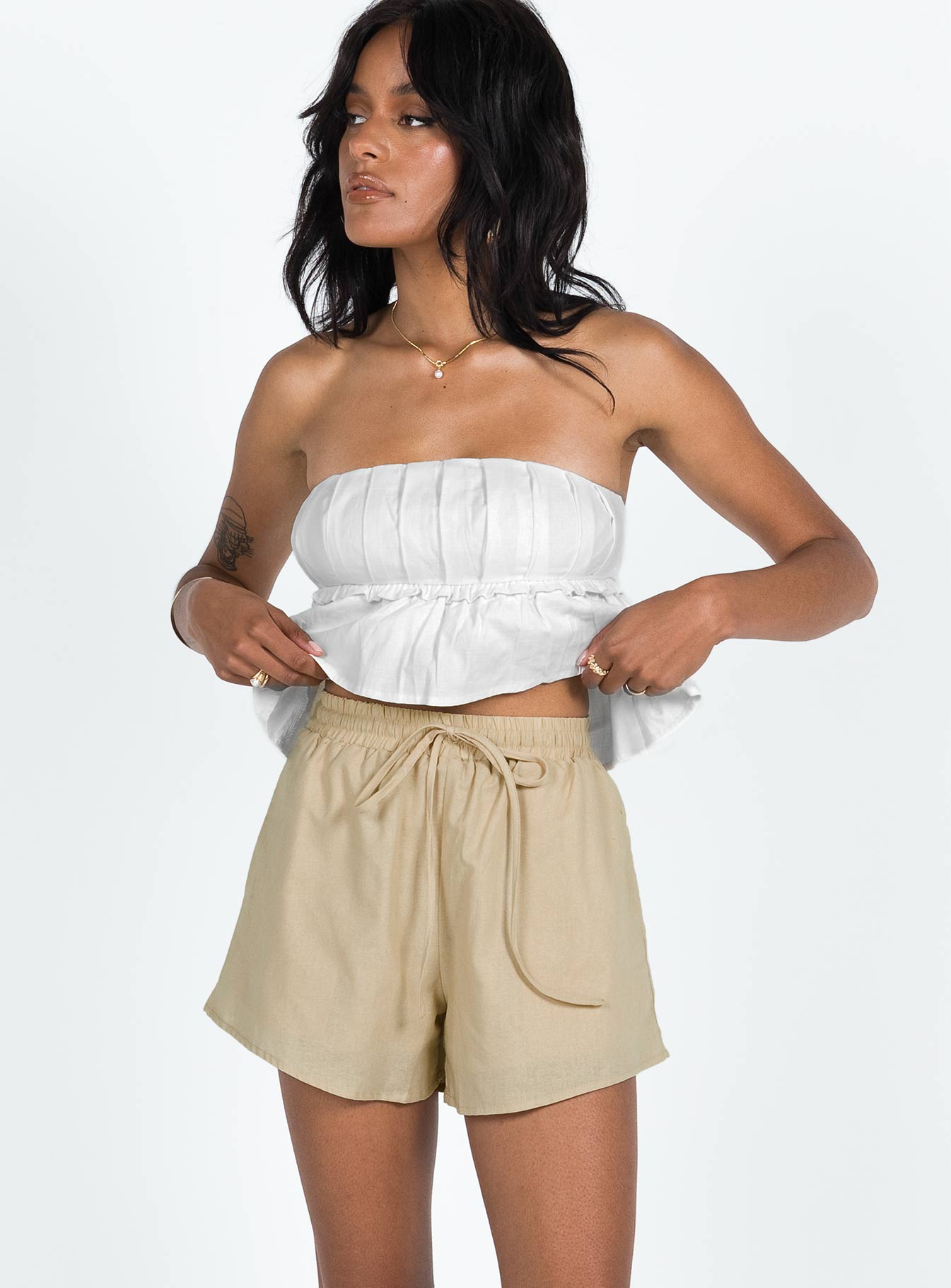 Basils shorts beige