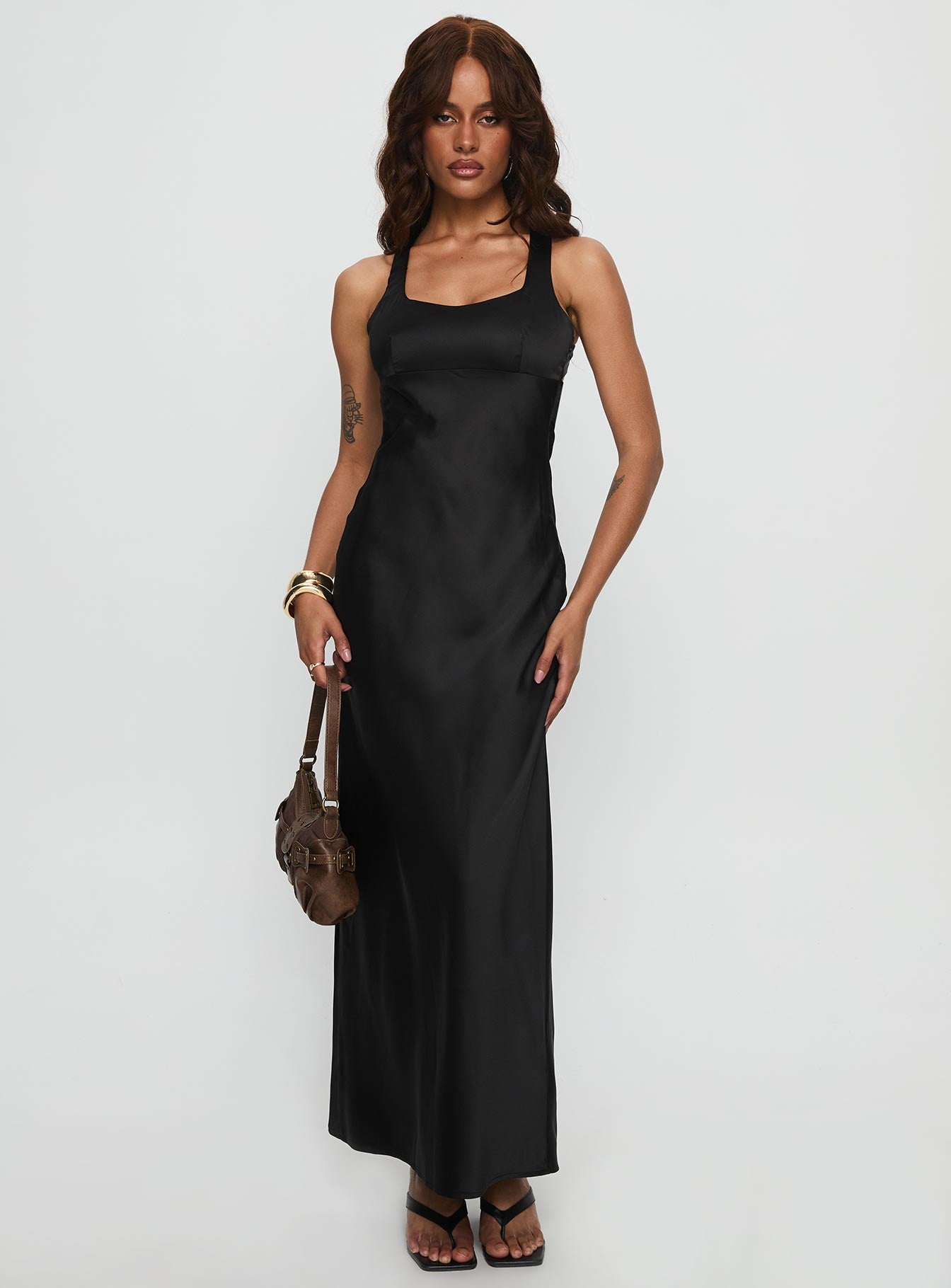 Alter Egos Drape Maxi Dress Black | Princess Polly Alter Egos Drape Maxi Dress Black | Princess Polly