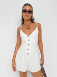 Hawley Romper White