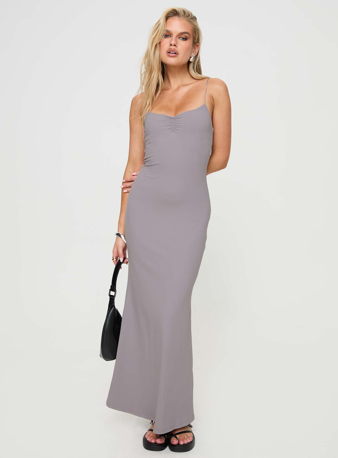 Arabellia maxi dress grey