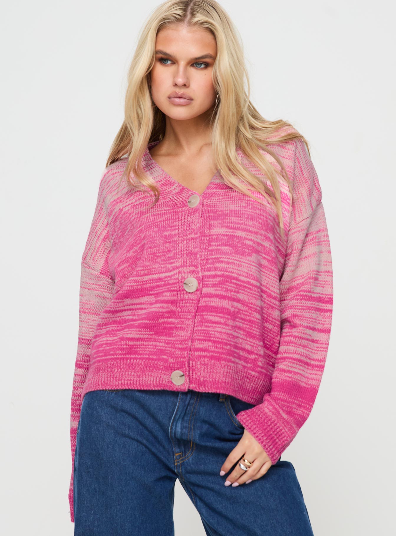 Emikio cardigan ombre pink