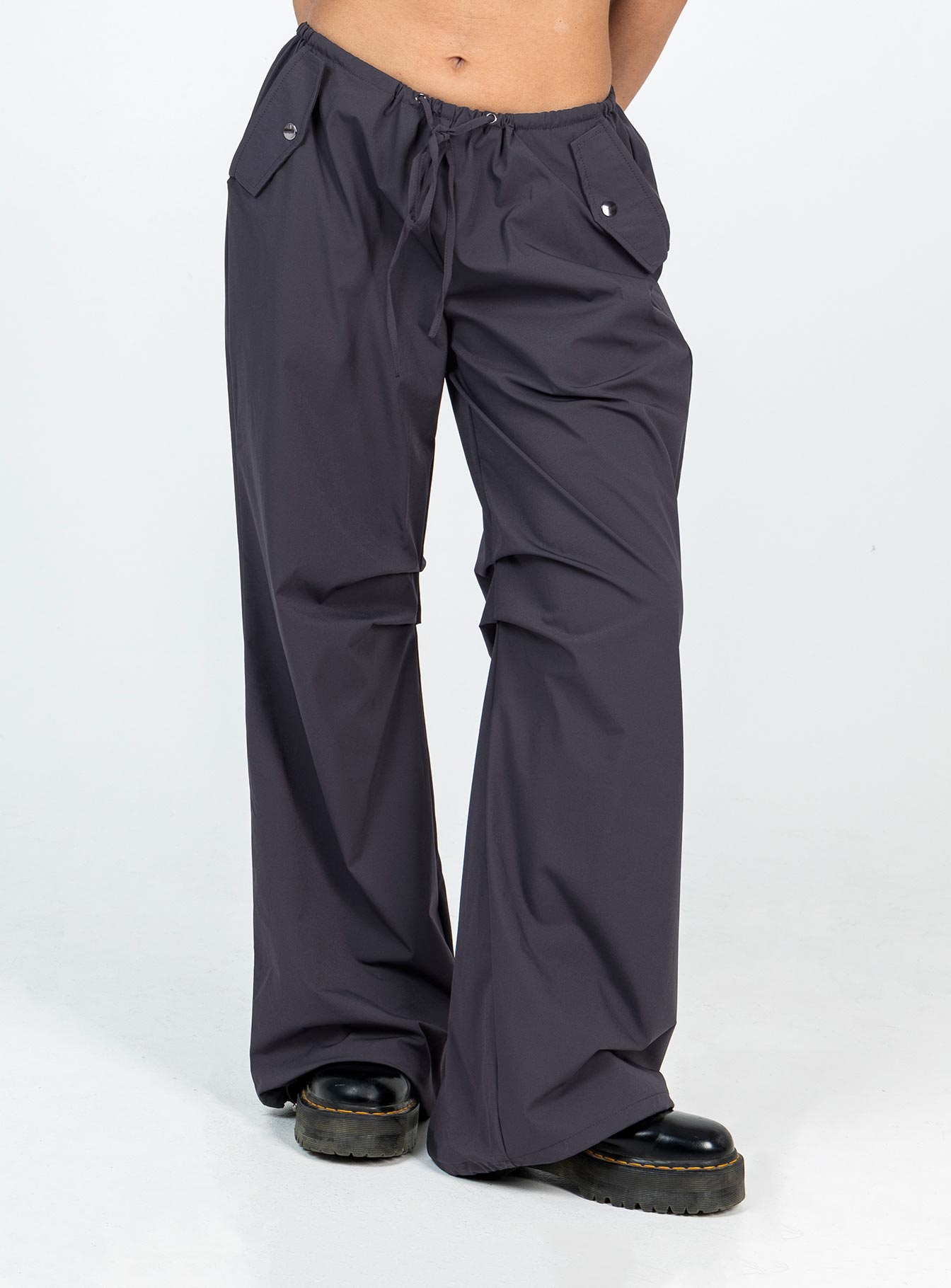 Snow parachute pants slate petite