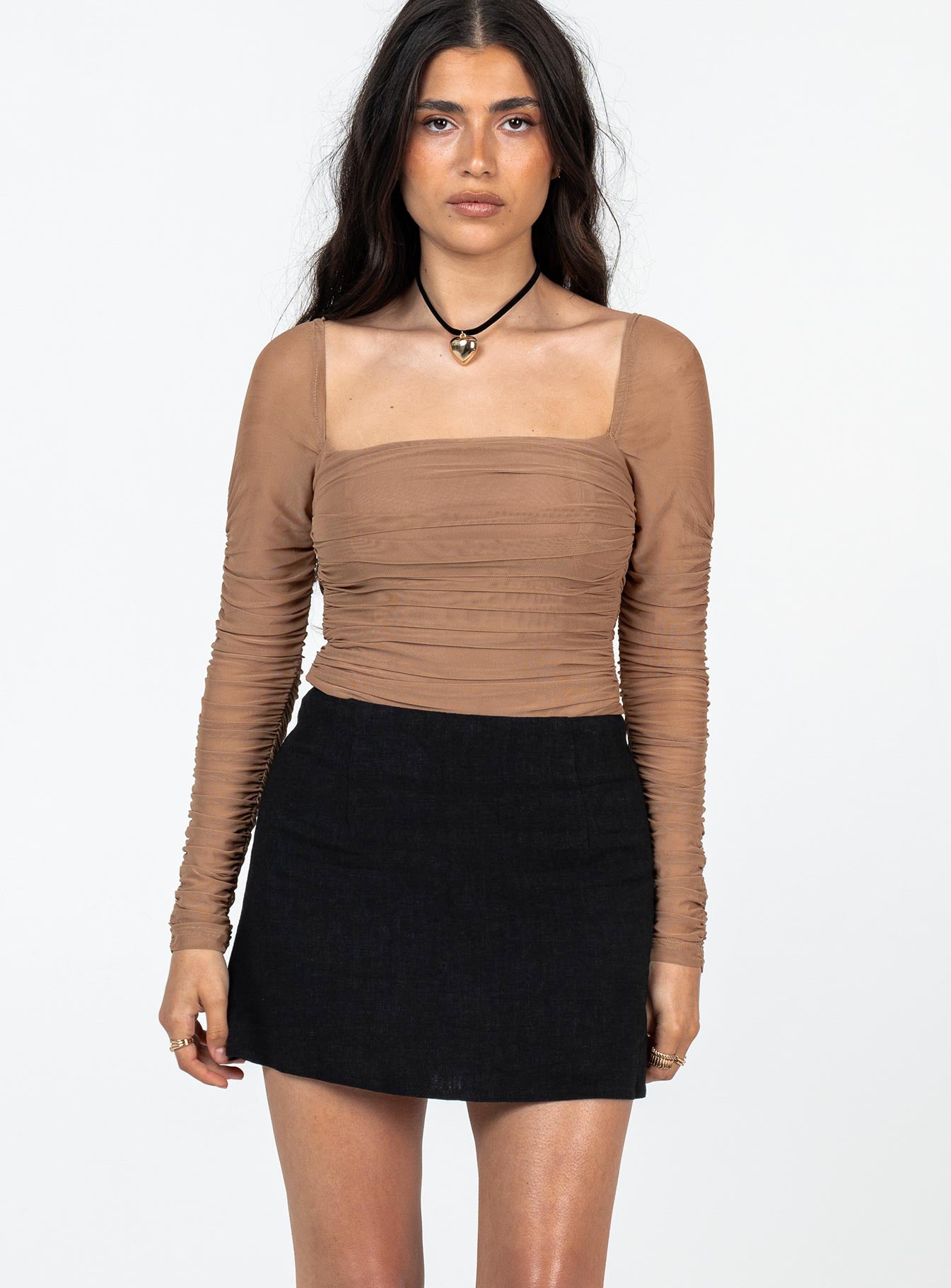 Selby mini skirt black petite