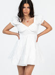Daniela Mini Dress White Petite