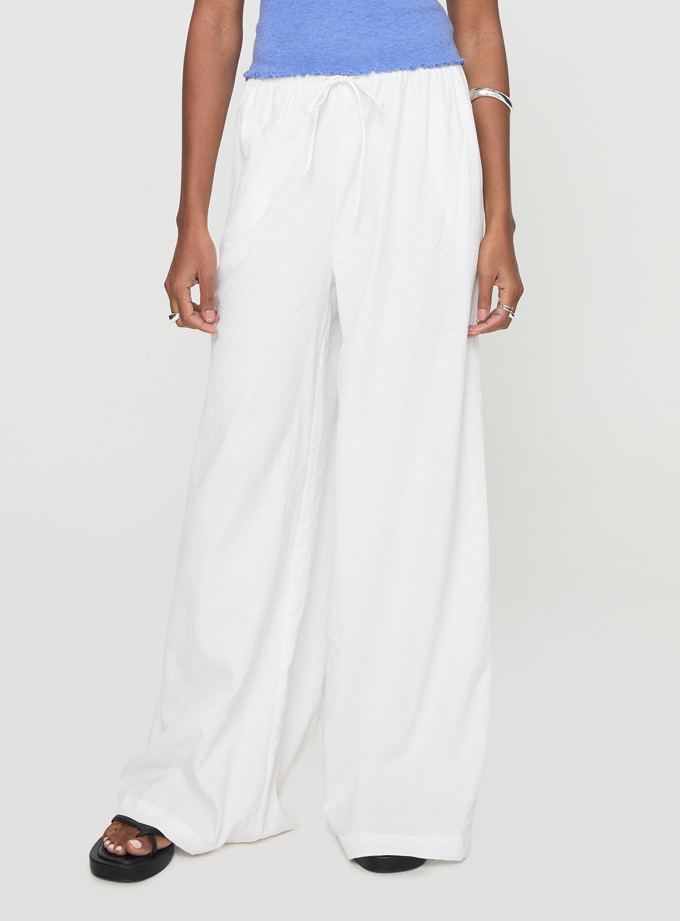 Barbieri pants white