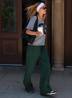 All Day Straight Leg Sweatpants Green