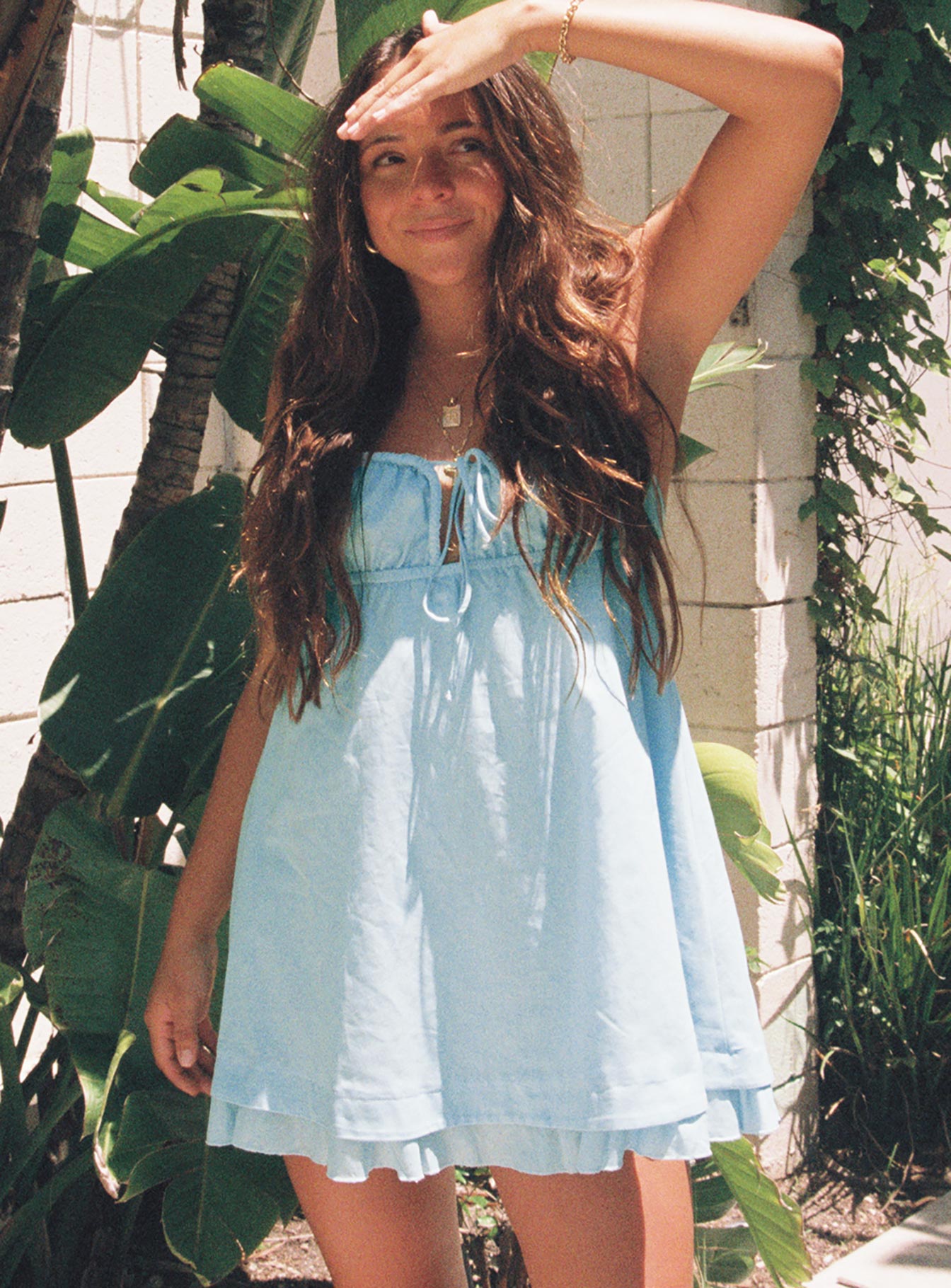 Empress Of Love Mini Dress Blue Empress Of Love Mini Dress Blue