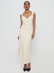 Fernwood Maxi Dress Yellow Floral