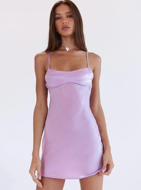 Violetta Mini Dress Purple