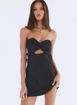 Shellie Mini Dress Black Lower Impact