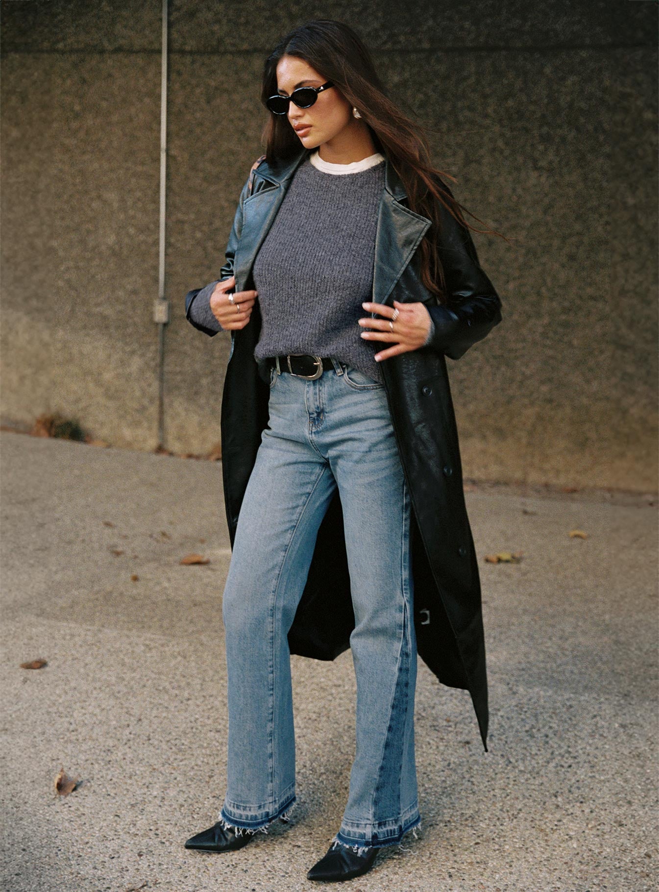 Farleigh Flare Jeans Blue | Princess Polly Farleigh Flare Jeans Blue | Princess Polly