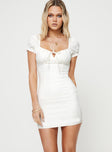 product Princess Polly High Neck  Natalina Mini Dress White