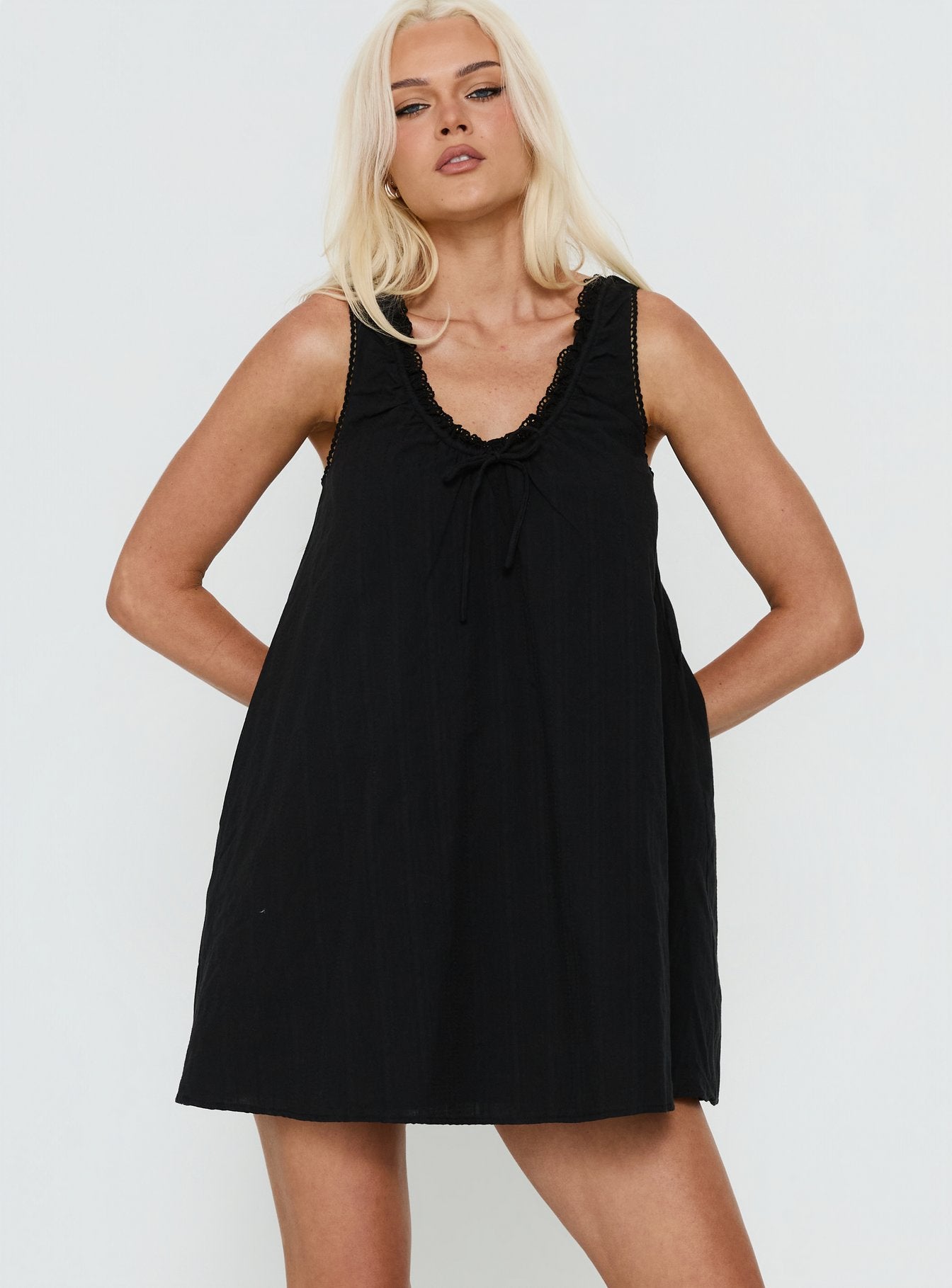 black mini swing dress MIA Girls Black Party Dress – NorthGirls main image 1